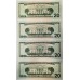 UNITED STATES OF AMERICA 2004 . TWENTY 20 DOLLARS BANKNOTES . STAR NOTES